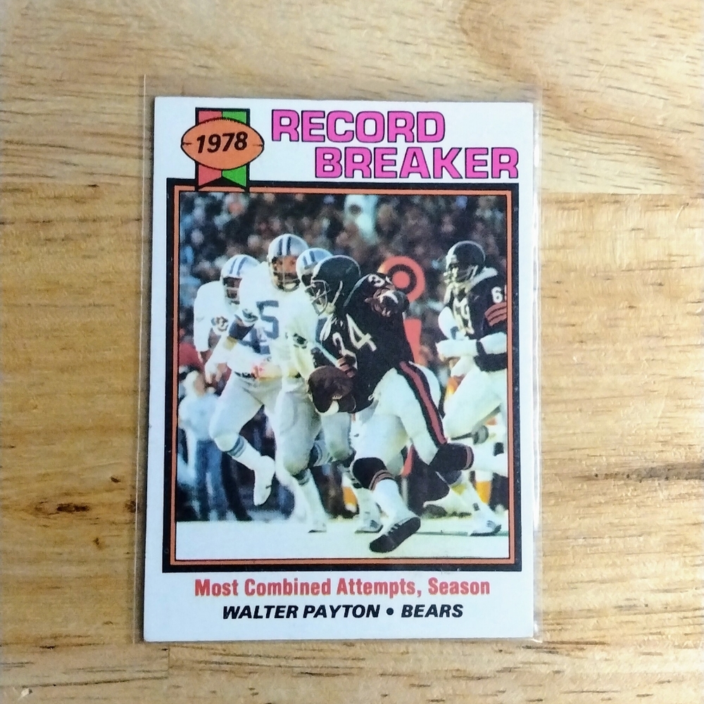 1979 Topps Walter Payton Record Breaker